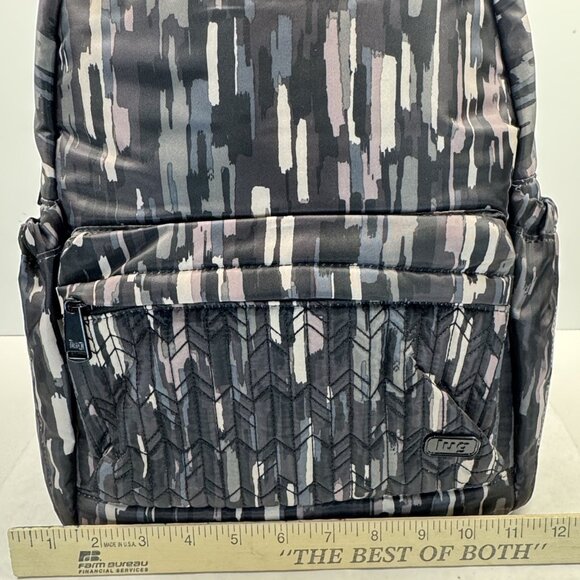 Lug Black and Gray Patterned Backpack - Picture 12 of 16